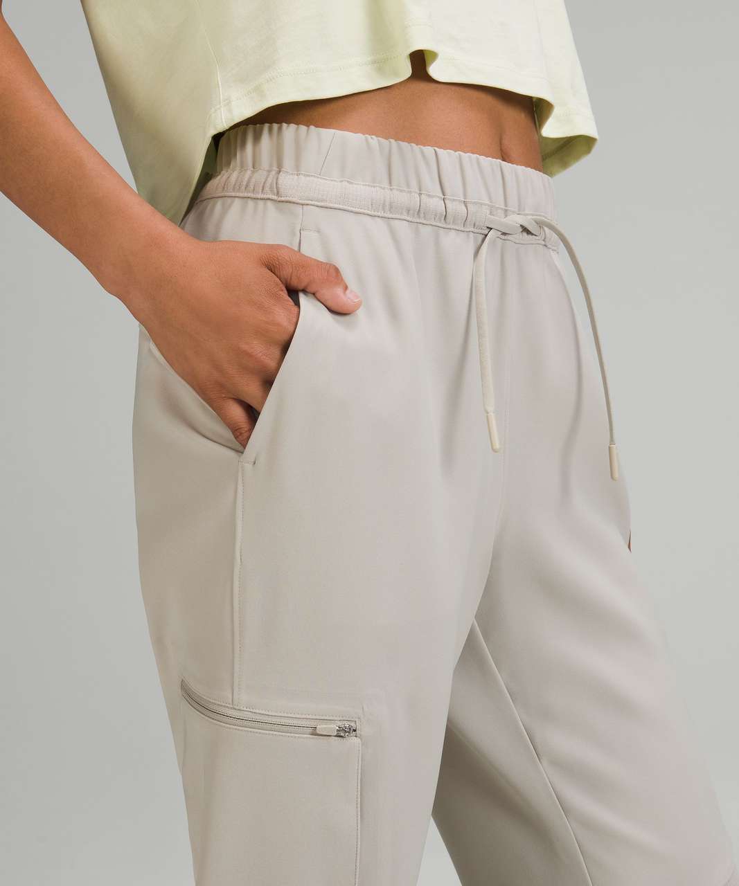 Lululemon Relaxed Mid-Rise Cargo Pant - Raw Linen - lulu fanatics