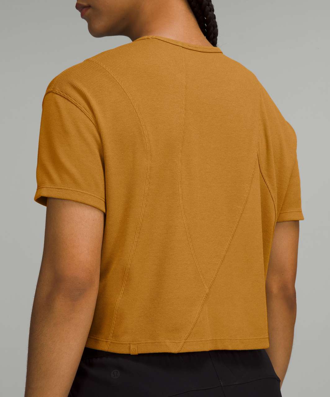 Lululemon Ribbed Modal-Cotton T-Shirt - Spiced Bronze