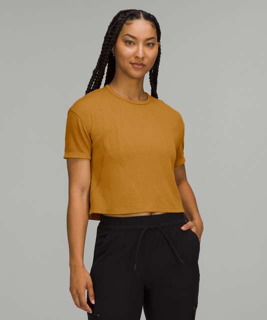 Lululemon Ribbed Modal-Cotton T-Shirt - Cassis - lulu fanatics