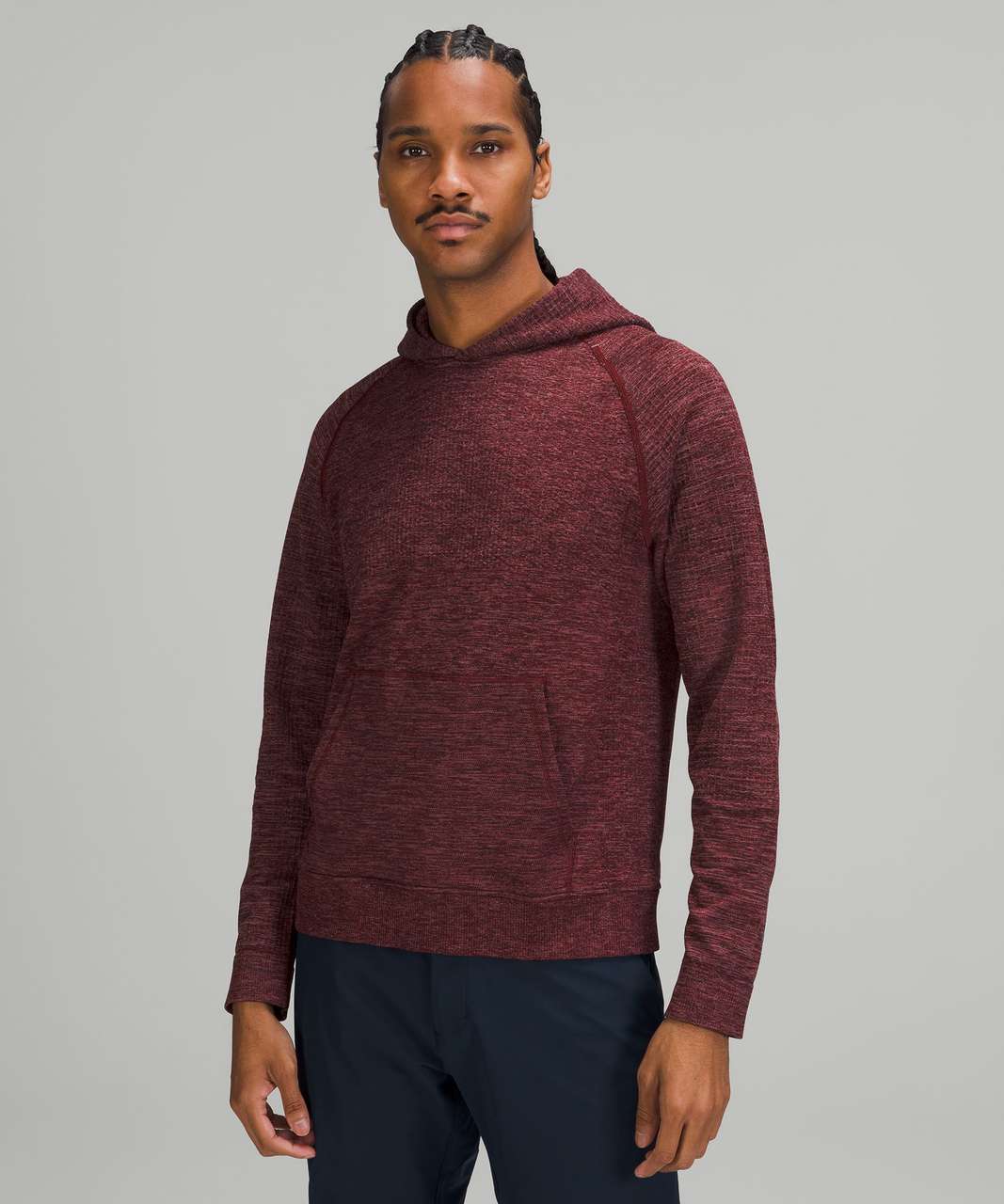 Lululemon Engineered Warmth Hoodie - Mulled Wine / Pink Taupe / Black