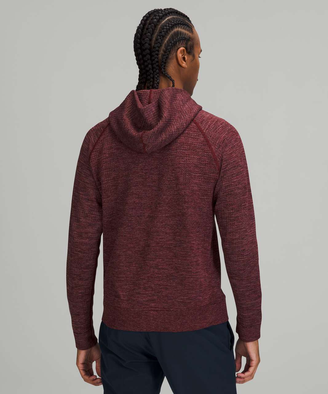 Lululemon Engineered Warmth Hoodie - Mulled Wine / Pink Taupe / Black