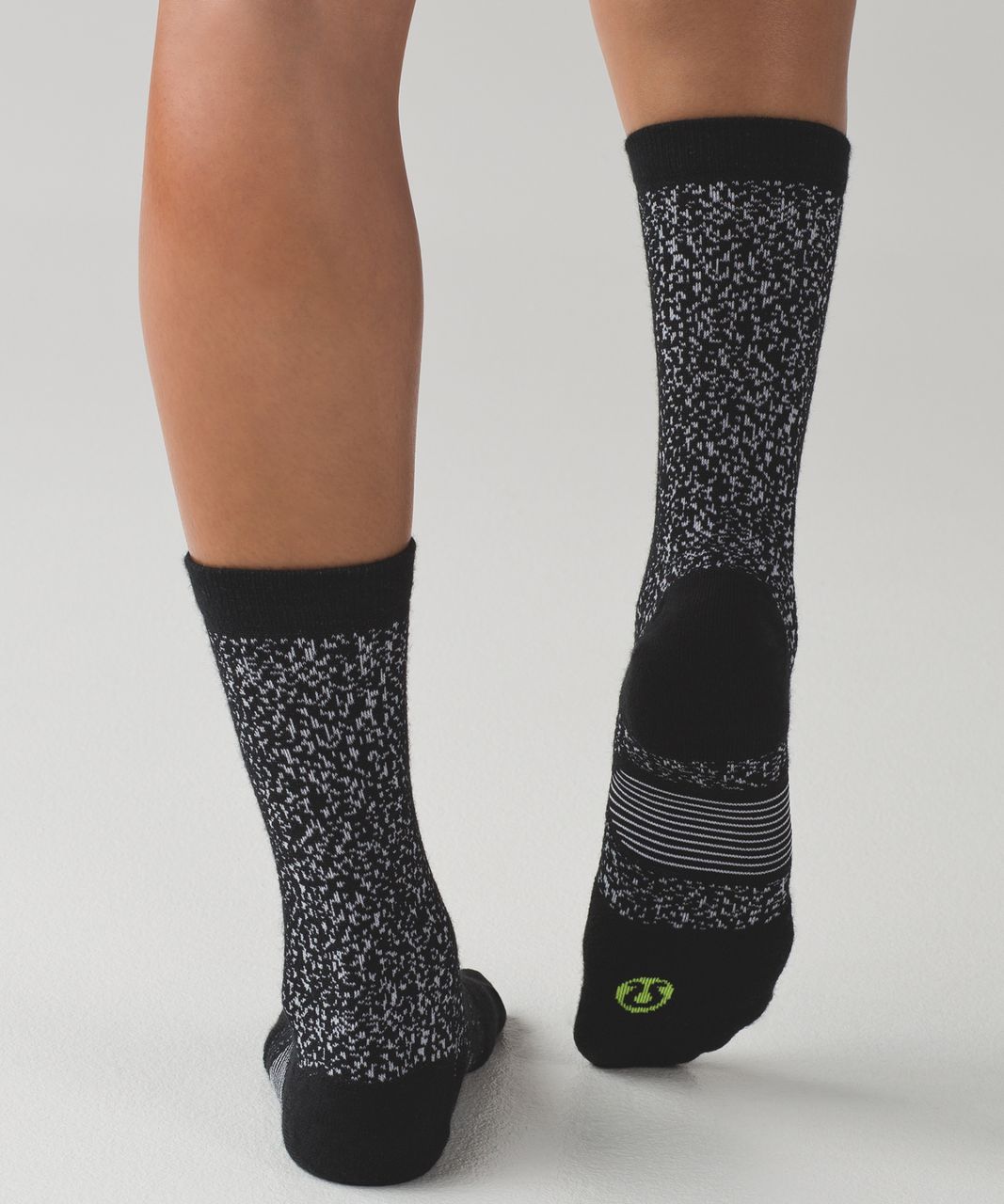 Lululemon Runderland Sock - Black / White / Ray