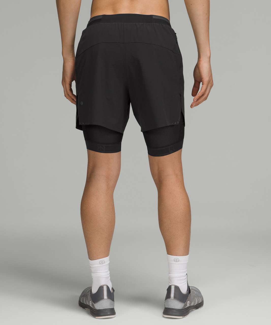 Lululemon Fast and Free Lined Short 6" *Ripstop - Black