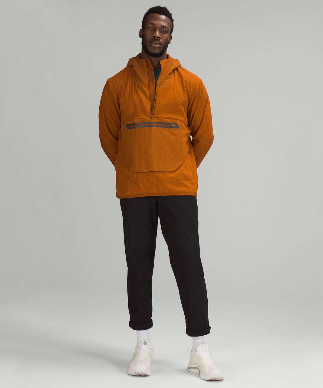 Lululemon Water-Repellent Fleece Anorak - Butternut Brown