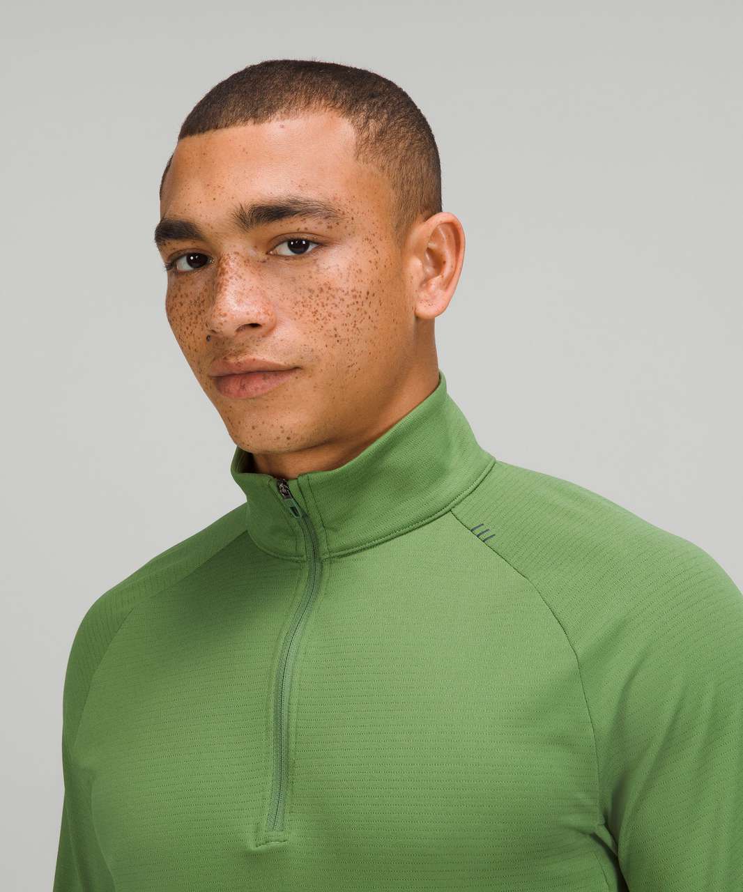 Lululemon Drysense Training Half-Zip - Cedar Green