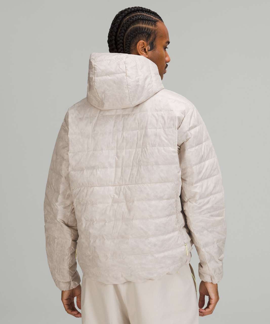 Lululemon lab Quilted Transparent Half-Zip - Muslin