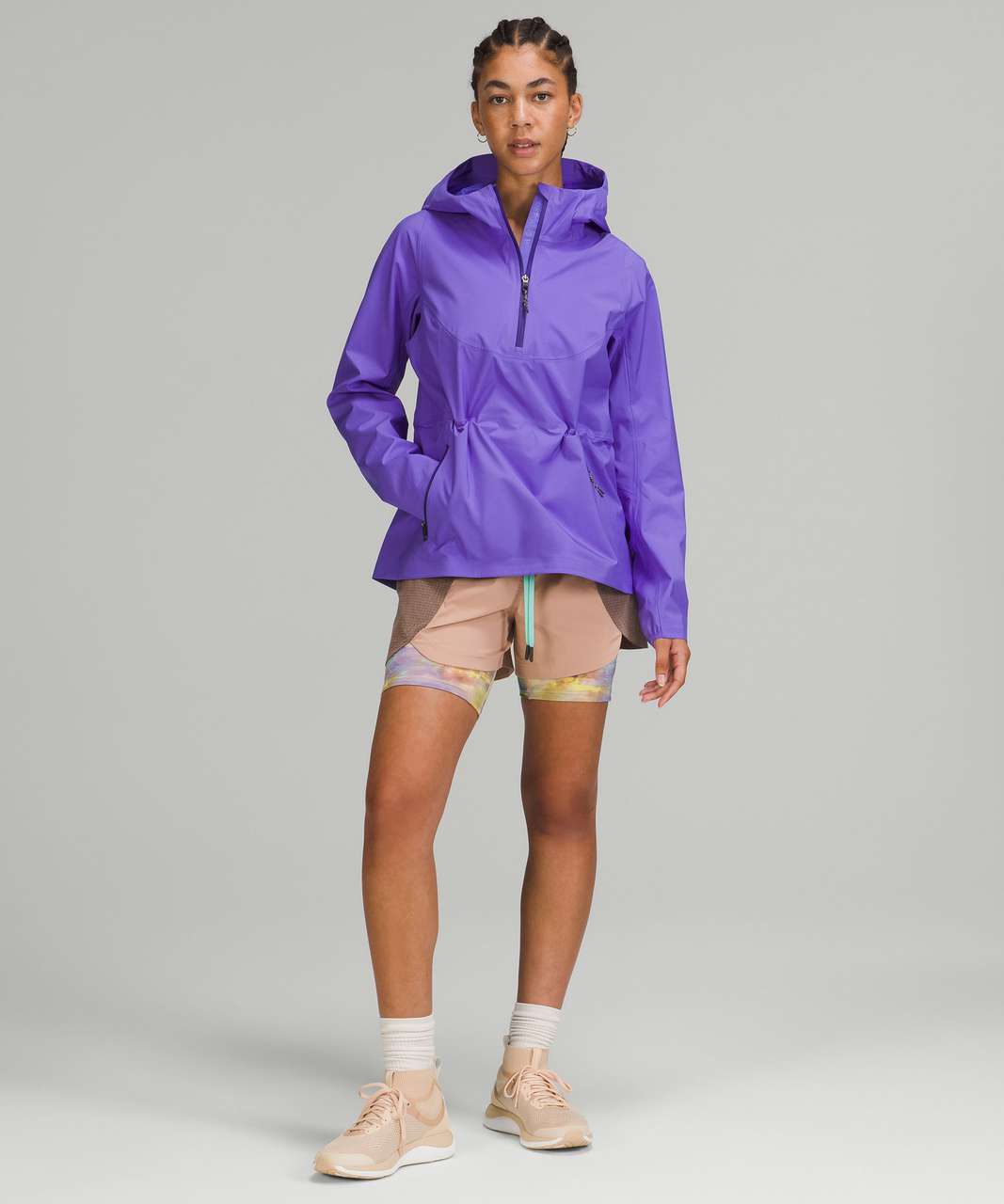 Lululemon Waterproof Hiking Half-Zip Pullover - Light Electric Indigo ...