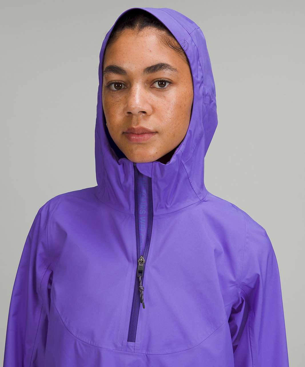 Lululemon Waterproof Hiking Half-Zip Pullover - Light Electric Indigo ...