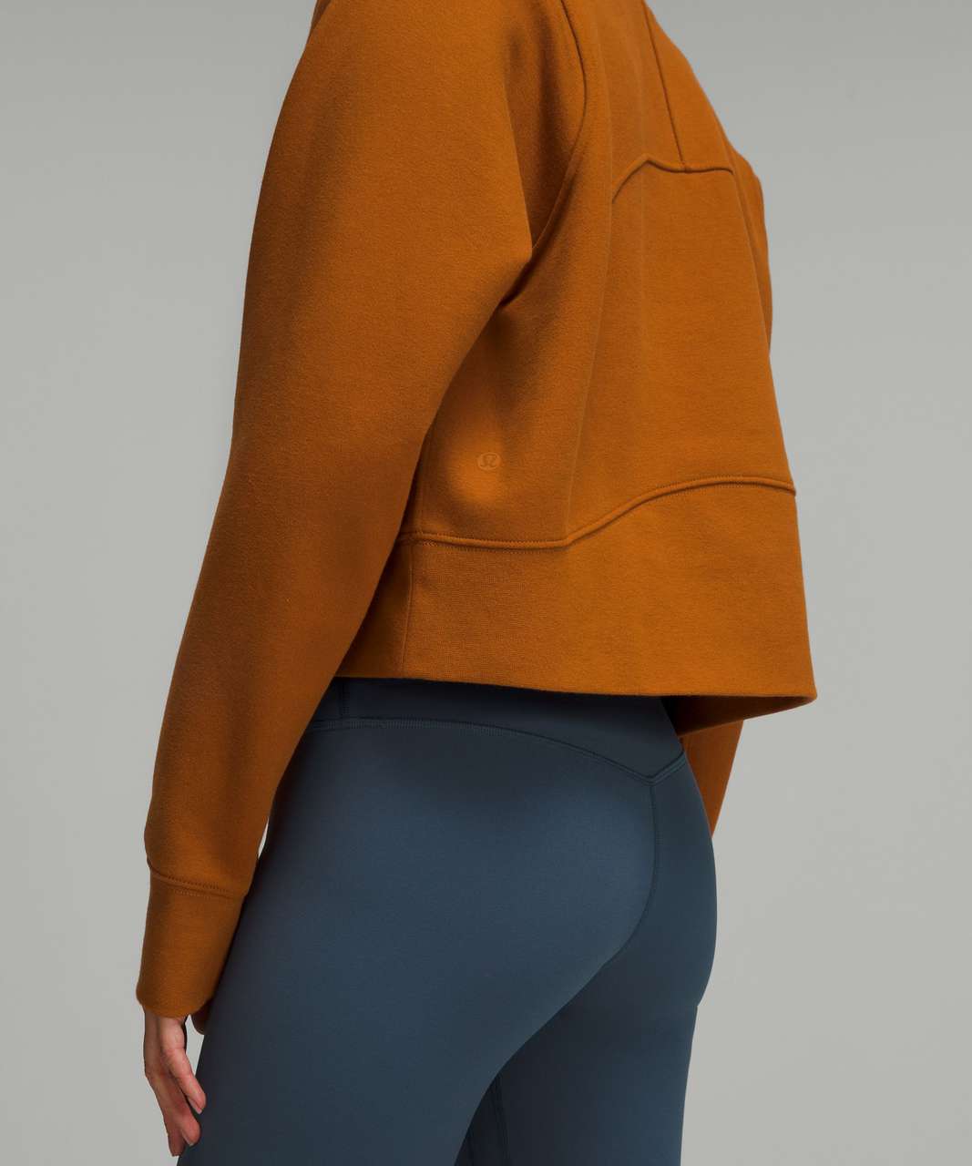 Lululemon Loungeful Cropped Hoodie - Butternut Brown