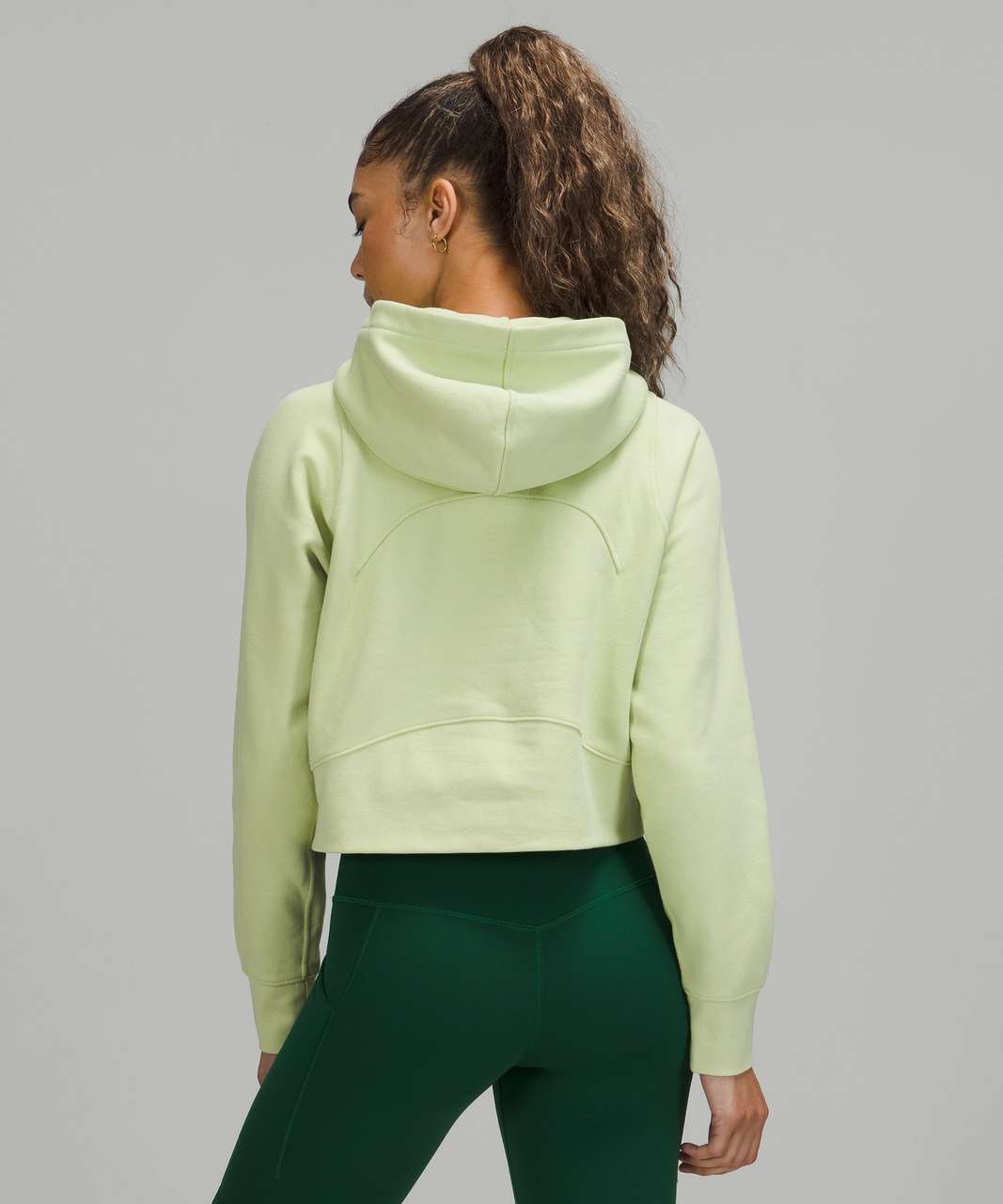 Lululemon Loungeful Cropped Hoodie - Creamy Mint