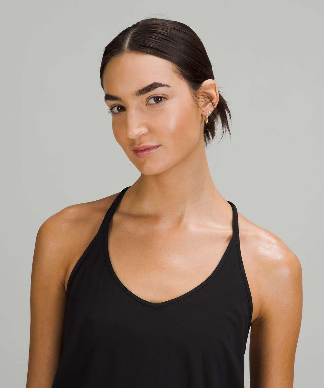 Lululemon Modal-Silk Yoga Tank Top - Bronze Green - lulu fanatics