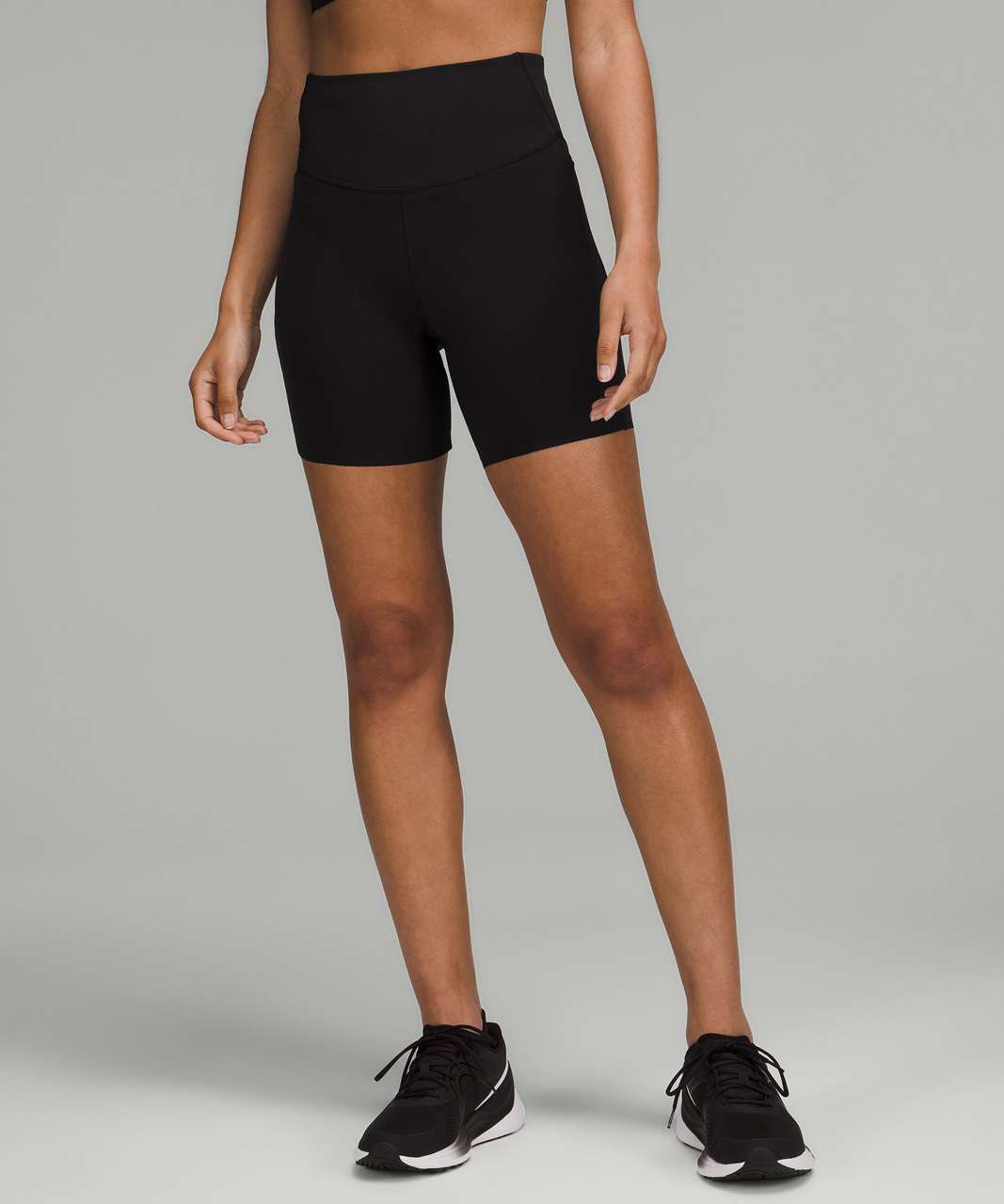 Lululemon Base Pace High-Rise Short 6 - Black - lulu fanatics