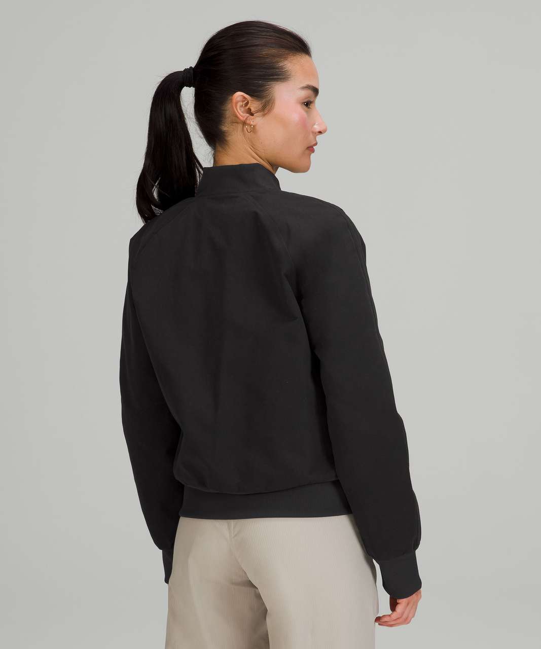 Lululemon Non-Stop Cotton Bomber Jacket - Black