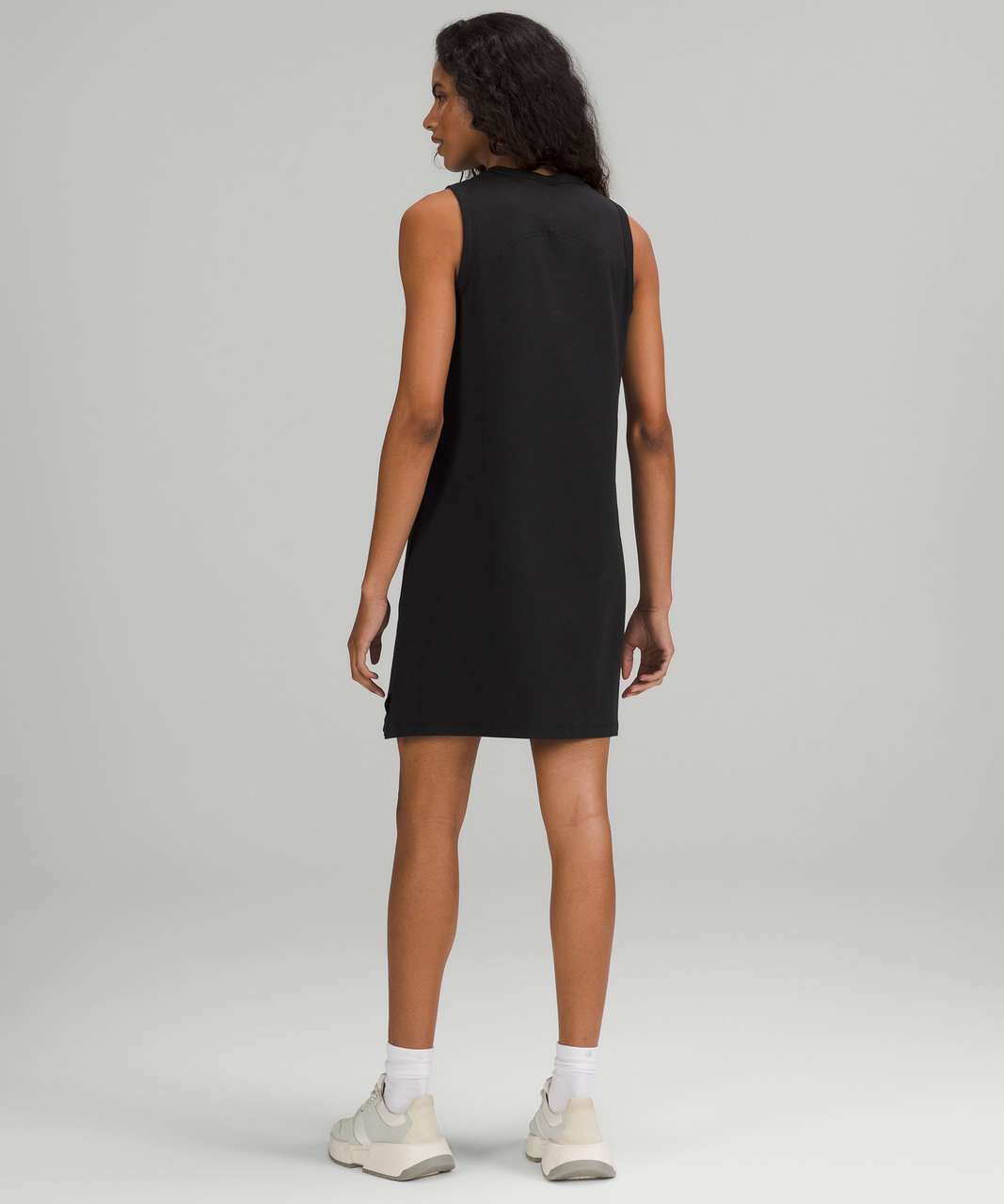 Woven Cotton Dress - half sleeve