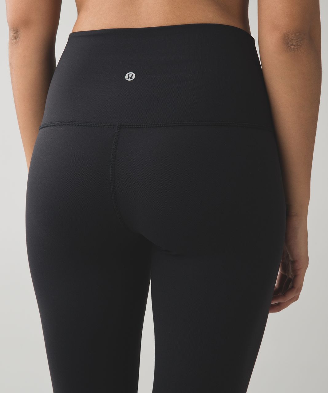 Lululemon Wunder Under Ruffle Side Crop Leggings Black High-Rise Size 4