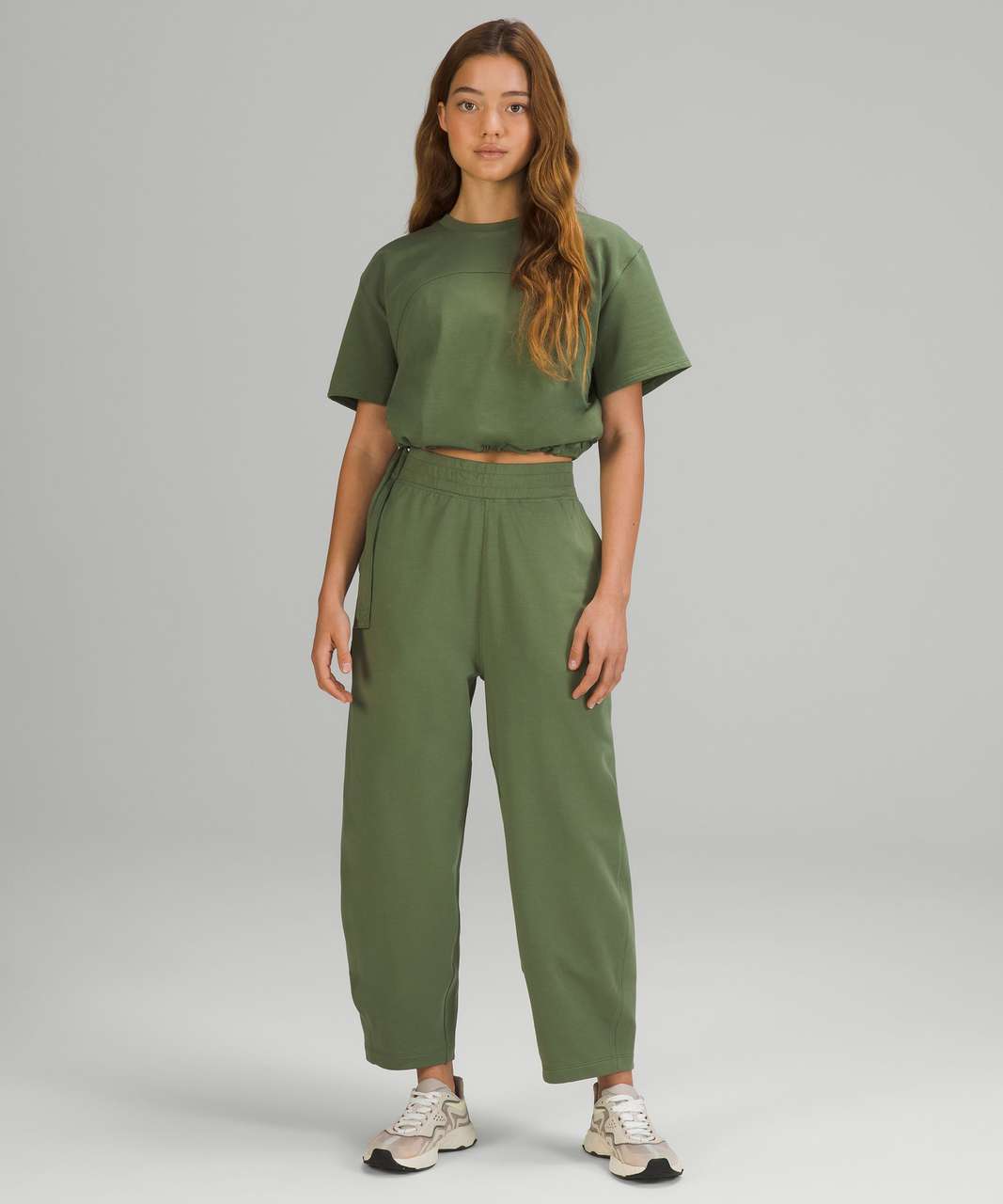 Lululemon LA Barrel Leg Pant - Green Twill