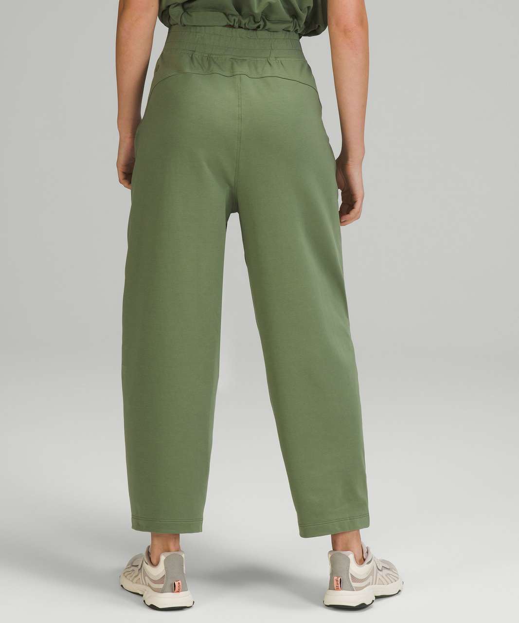 Lululemon La Barrel Leg Pants - Green Twill