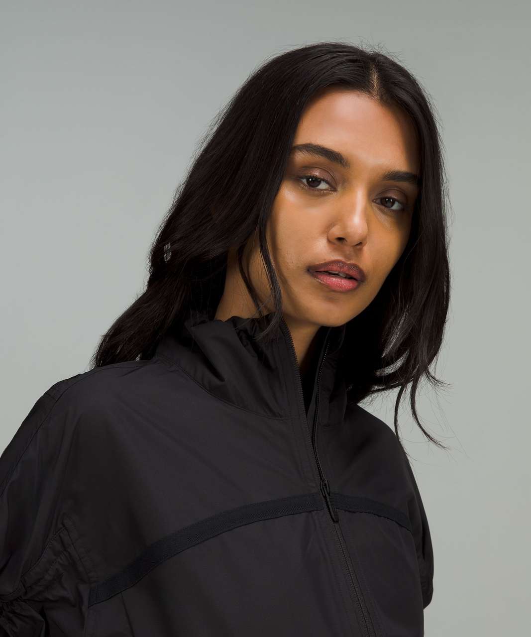 Lululemon Lightweight Cropped Track Jacket - Black