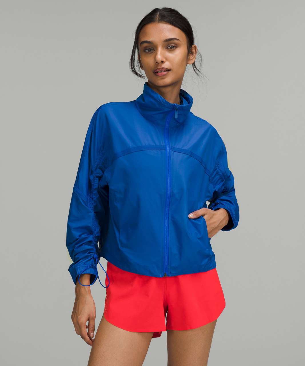 Lightweight Cropped Nylon Jacket