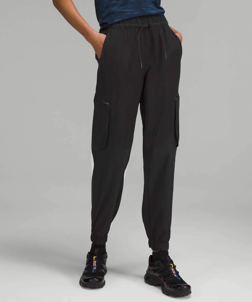 Lululemon Relaxed Mid-Rise Cargo Pant - Black - lulu fanatics