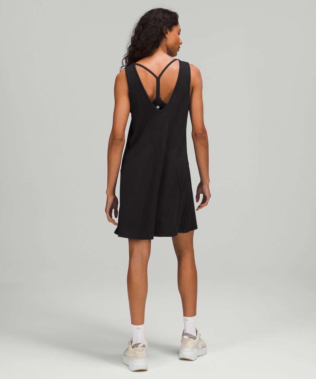 Lululemon Ribbed Modal-Cotton Dress - Black (First Release)