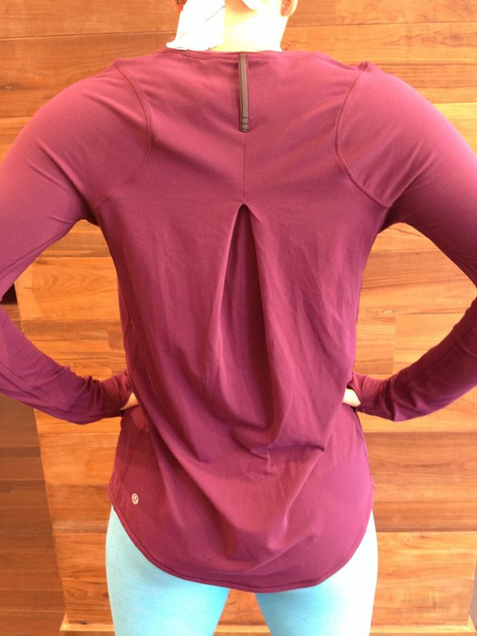 Lululemon Tuck and Flow Long Sleeve - Plum