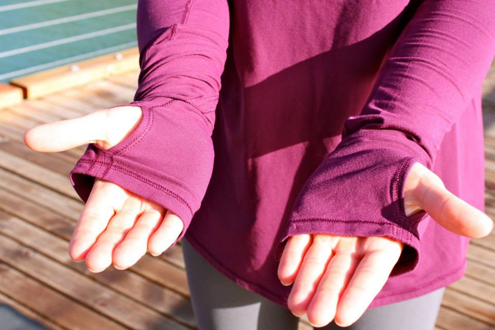 Lululemon Tuck and Flow Long Sleeve - Plum