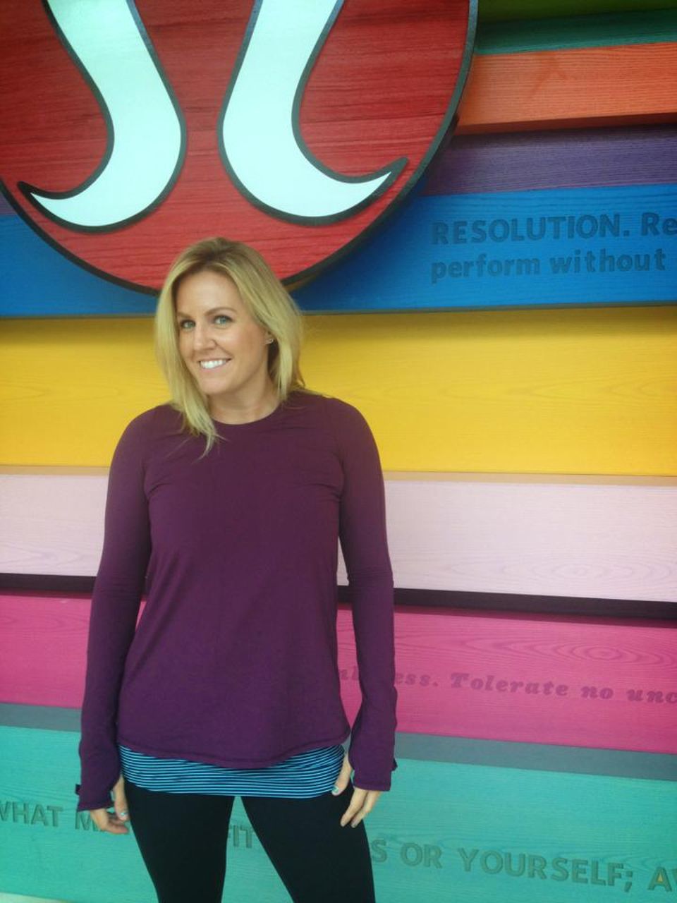 Lululemon Tuck and Flow Long Sleeve - Plum