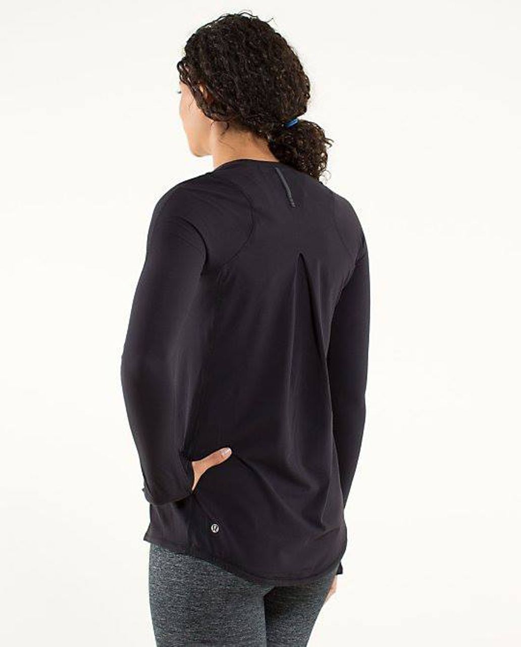 Lululemon Tuck And Flow Long Sleeve - Silver Spoon Angel Wing (AU release)  - lulu fanatics