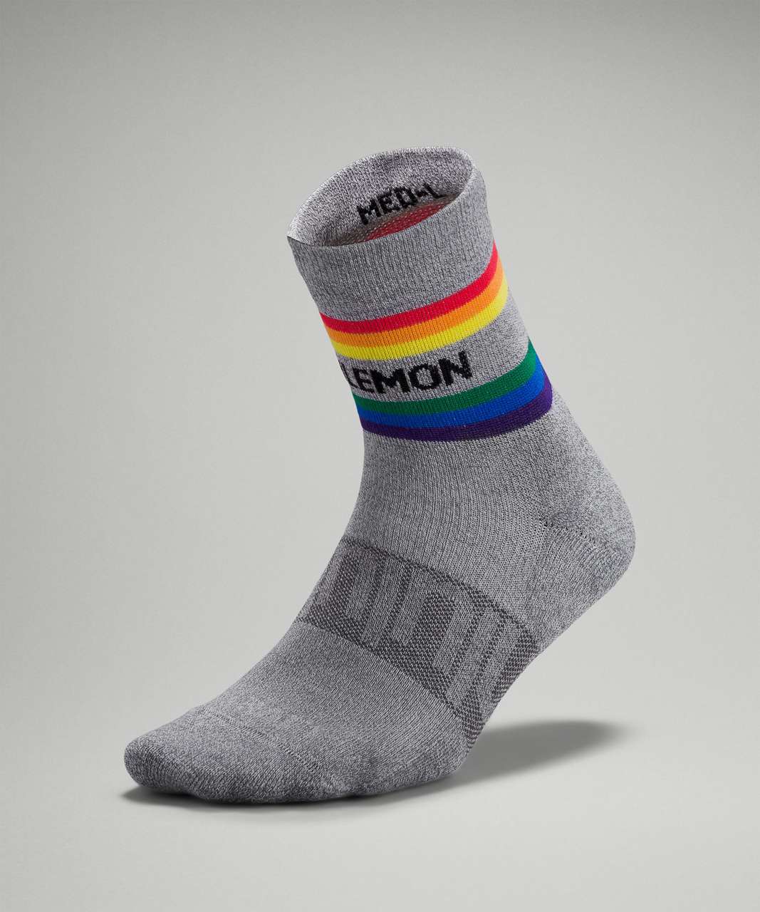 Lululemon Daily Stride Mid-Crew Sock *Rainbow lululemon - White - lulu  fanatics