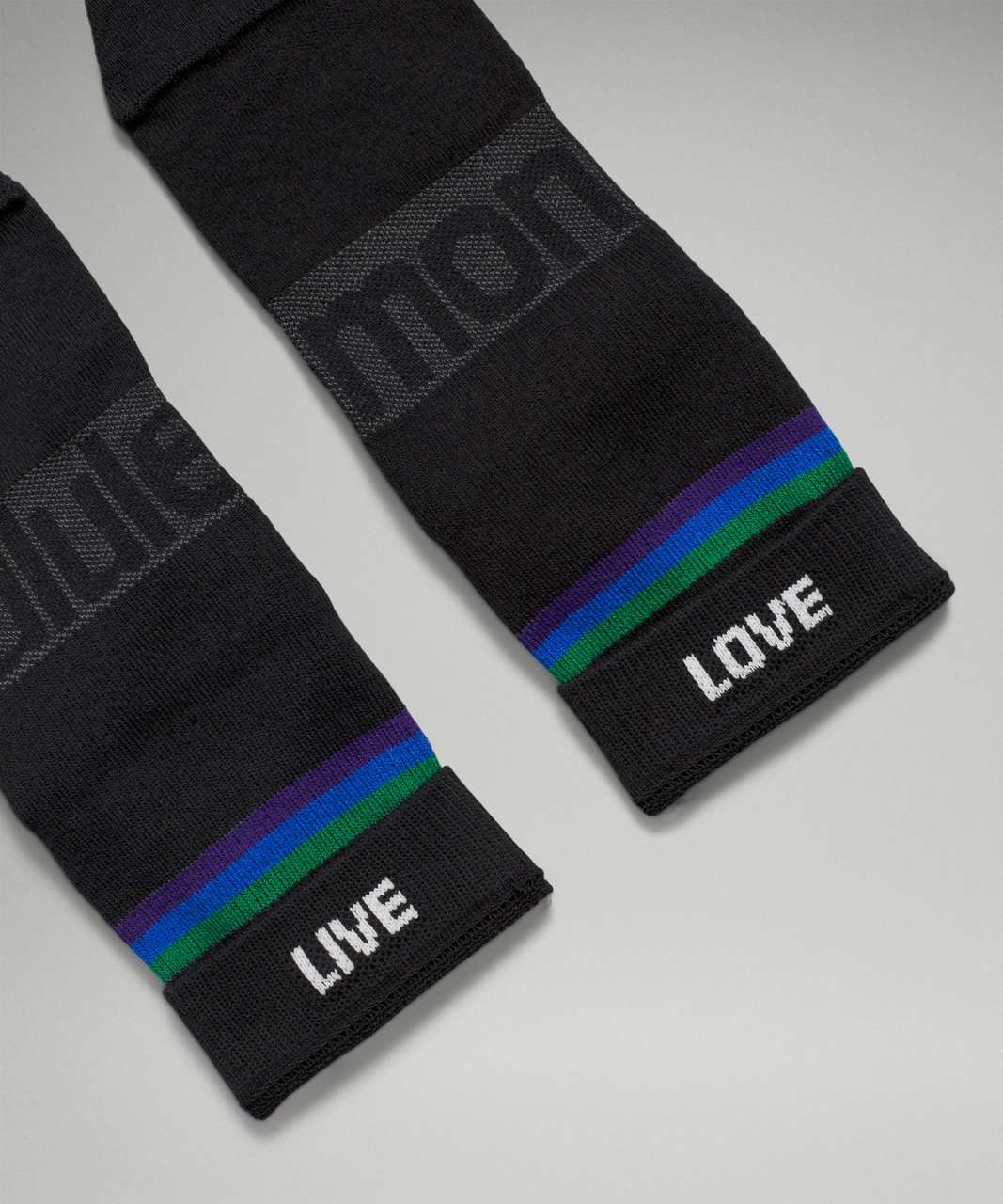 Lululemon Daily Stride Mid-Crew Sock *Rainbow lululemon - Black