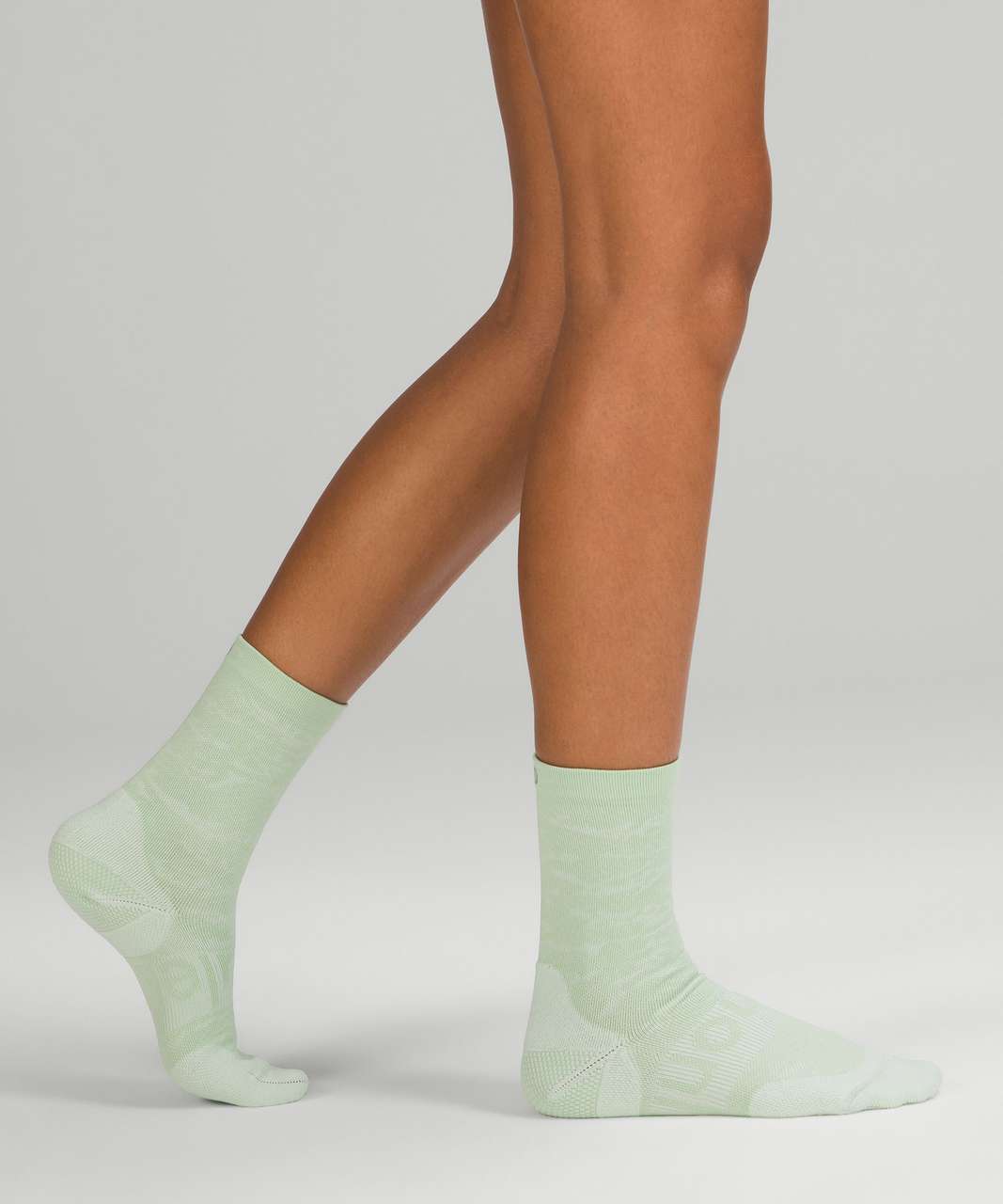 Lululemon Power Stride Crew Sock *Camo - Creamy Mint