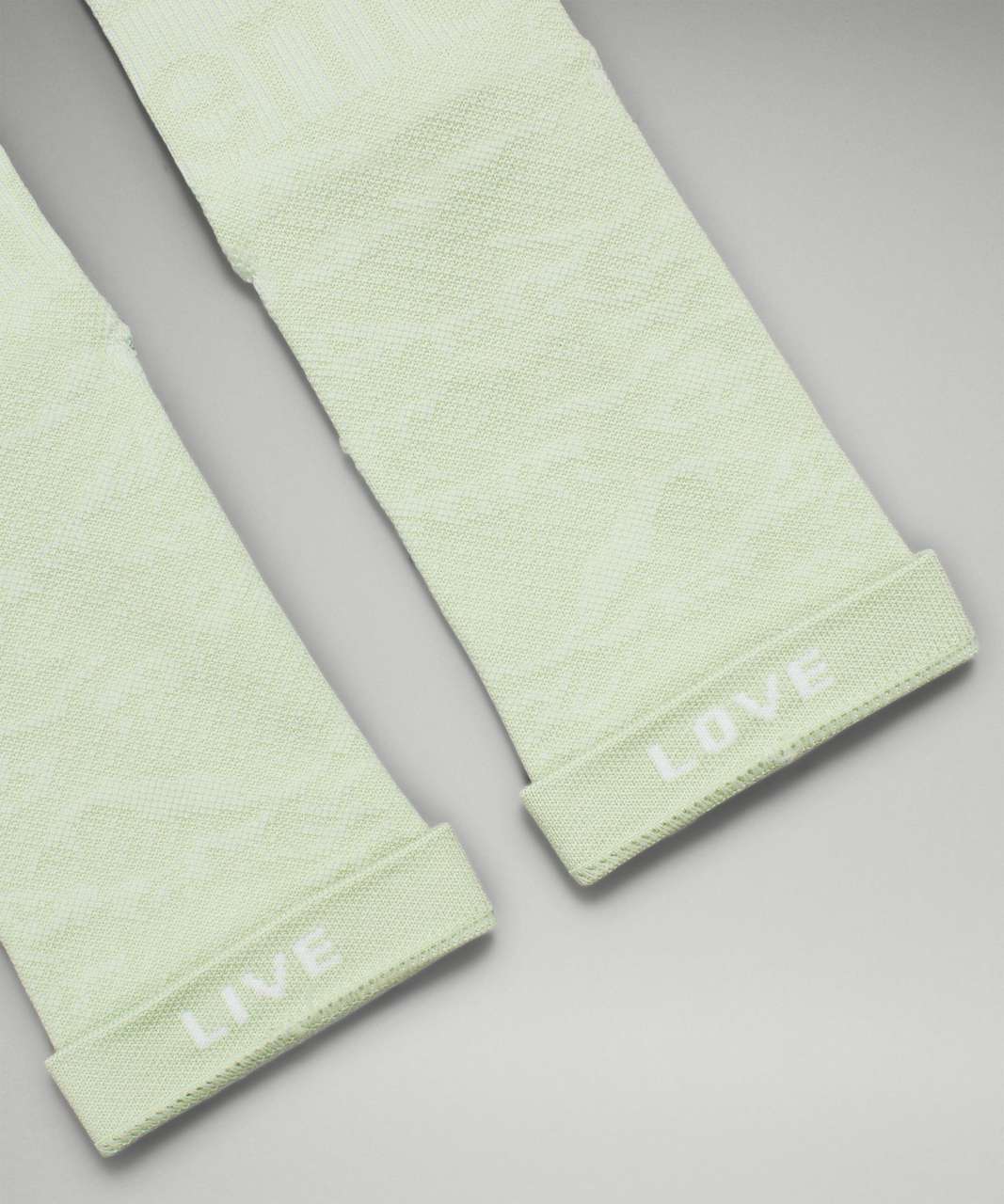 Lululemon Power Stride Crew Sock *Camo - Creamy Mint