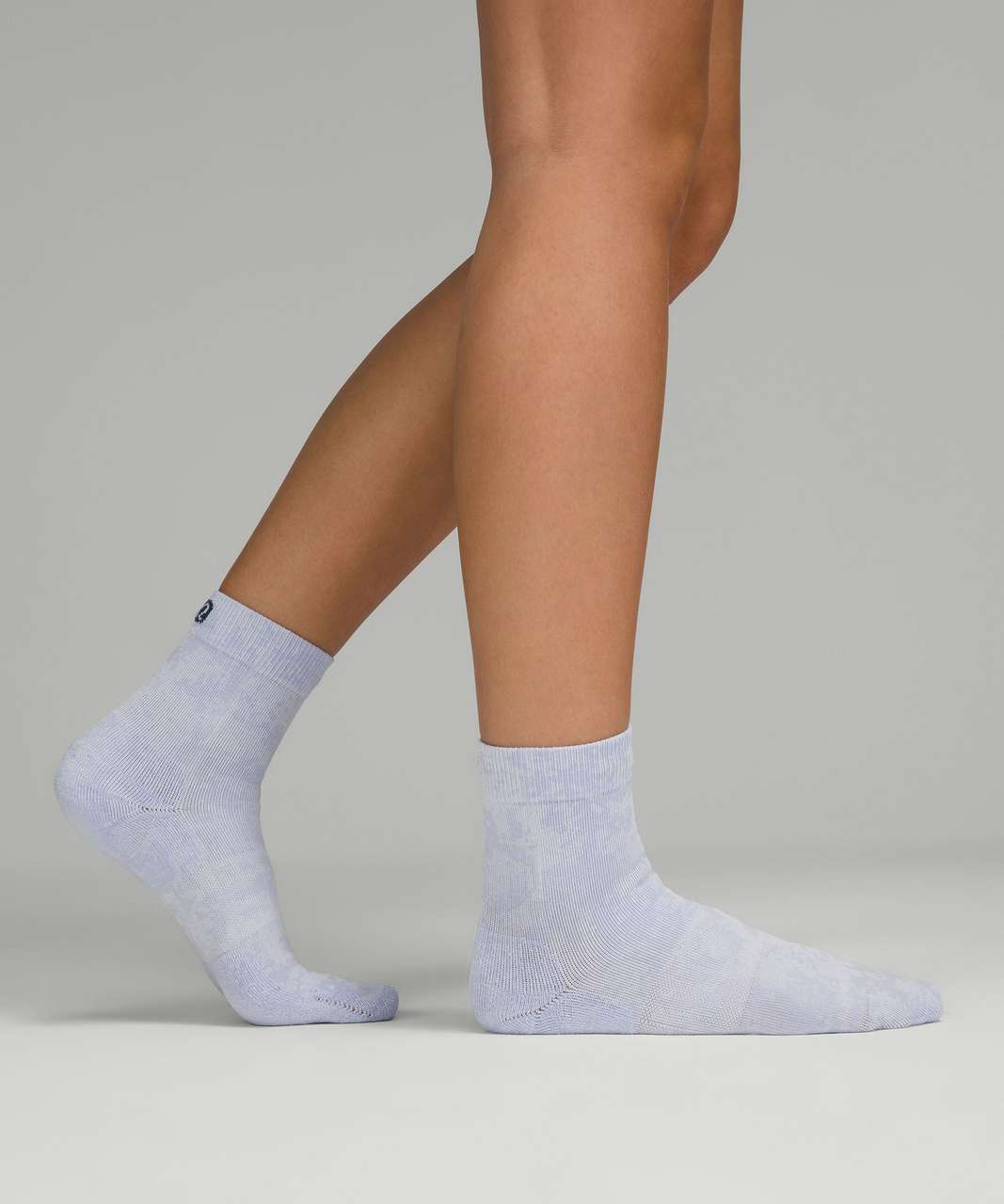 Lululemon Daily Stride Mid-Crew Sock *Graphic - Pastel Blue