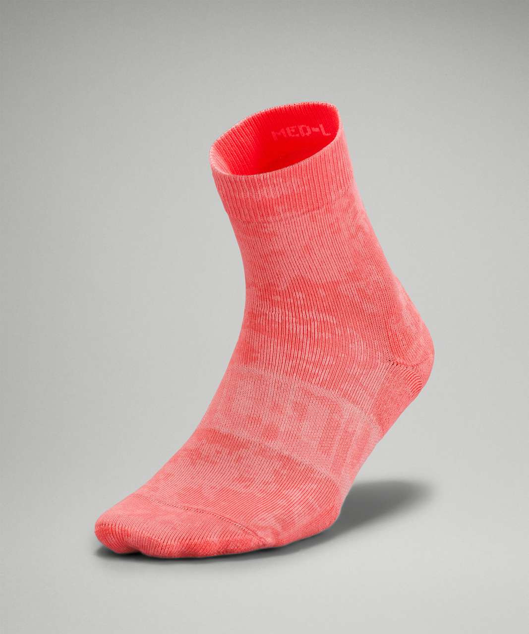 Lululemon Daily Stride Mid-Crew Sock *Graphic - Raspberry Cream