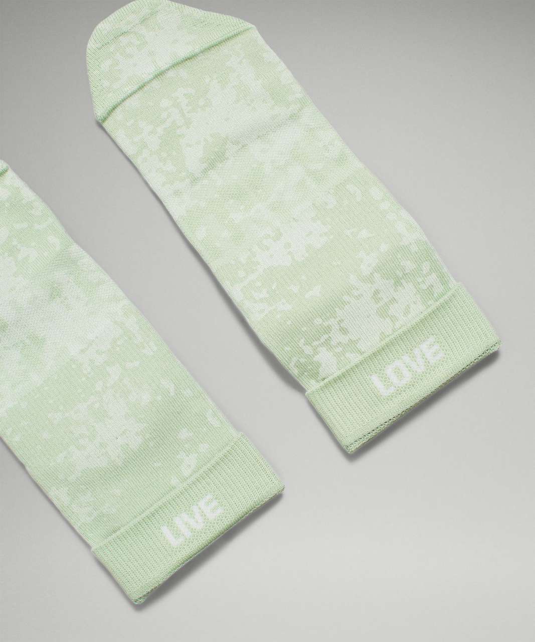 Lululemon Daily Stride Mid-Crew Sock *Graphic - Creamy Mint