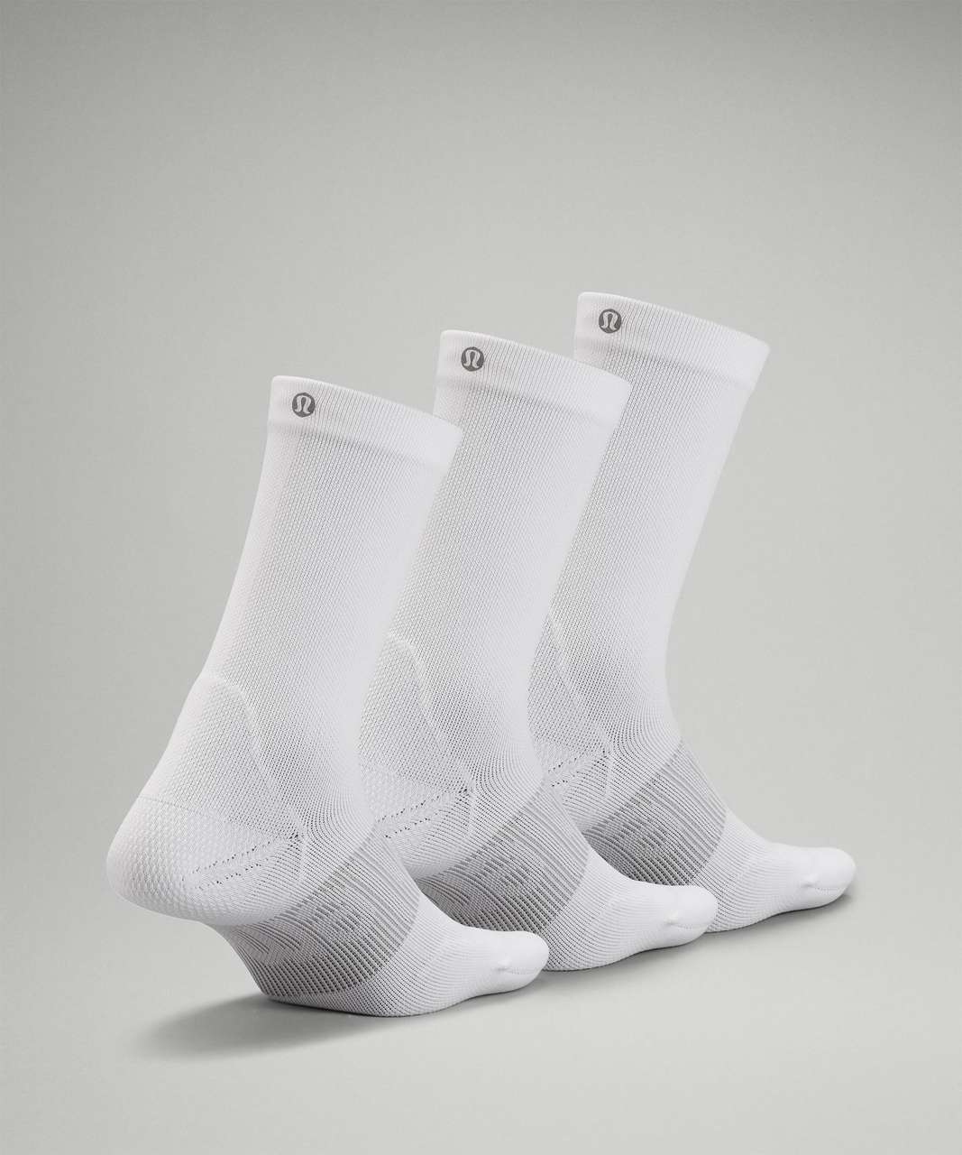 Lululemon Power Stride Crew Sock 3 Pack - White