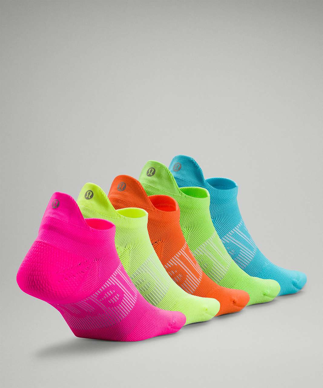 Lululemon Power Stride Tab Sock 5 Pack - Rainbow