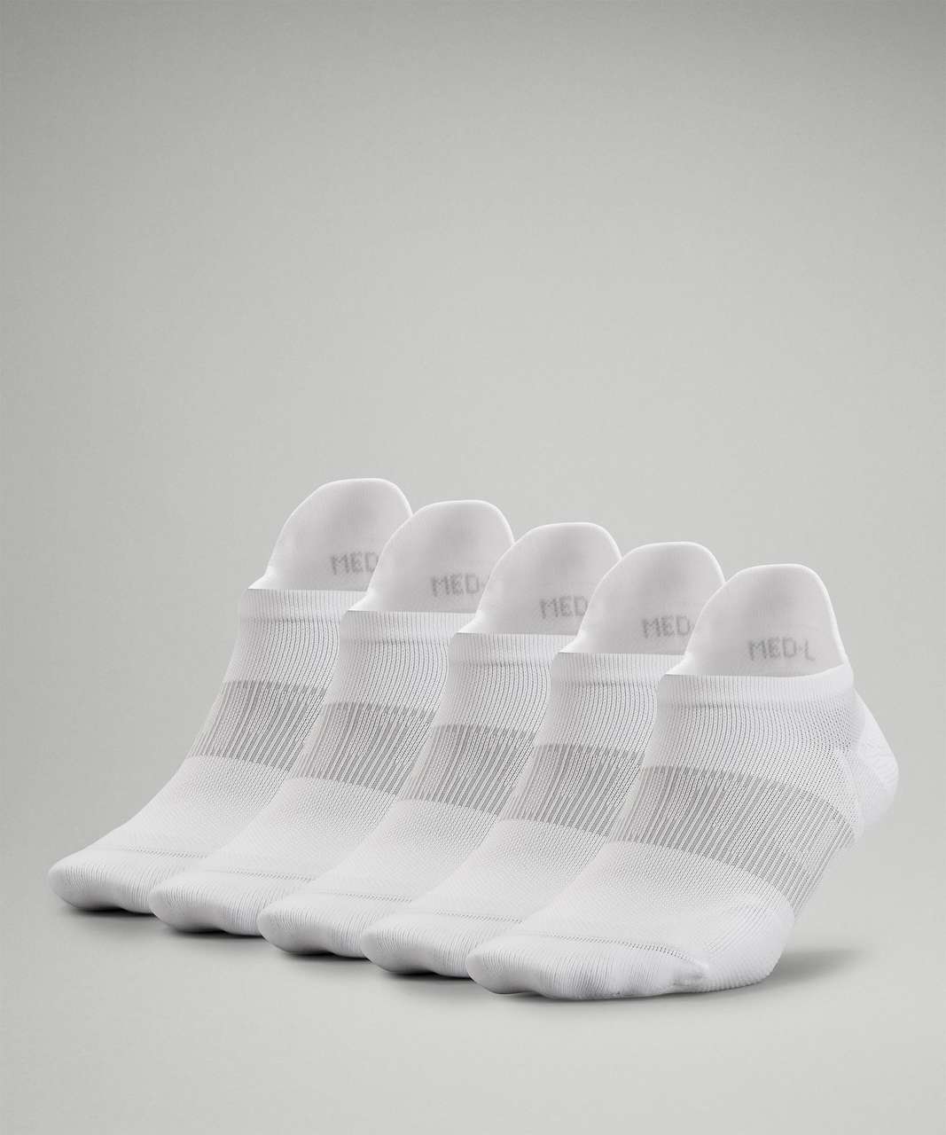 Lululemon Power Stride Tab Sock 5 Pack - White