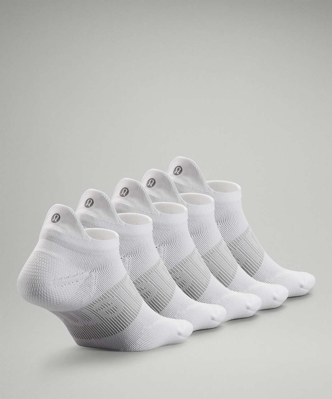 Lululemon Power Stride Tab Sock 5 Pack - White