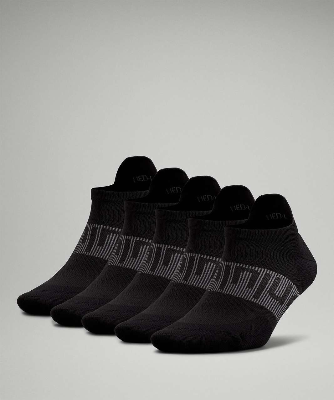 Lululemon Power Stride Tab Sock 5 Pack - Black