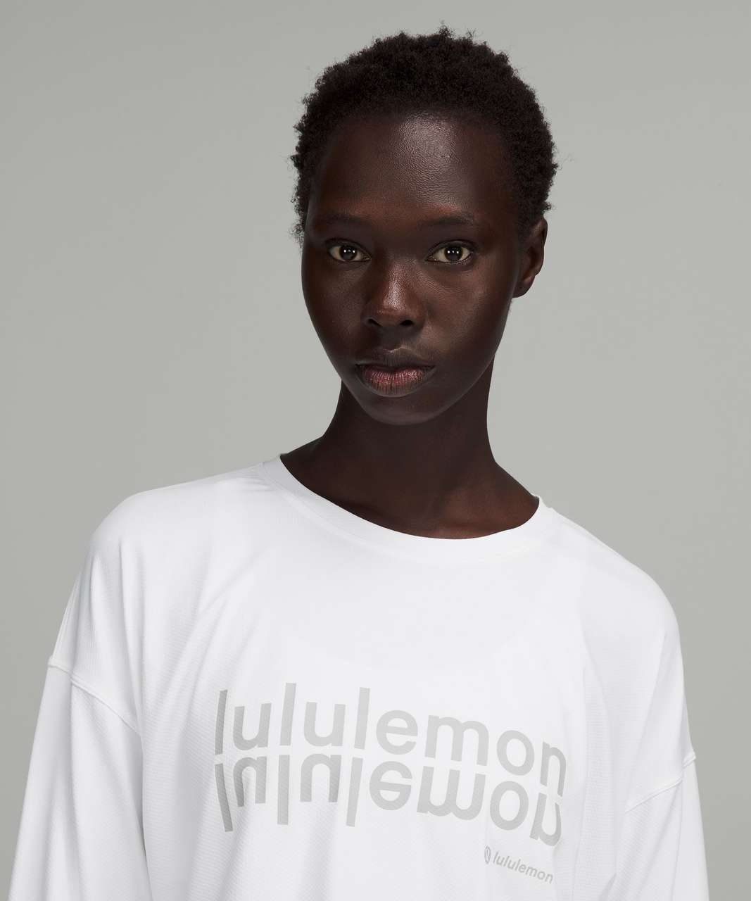Lululemon Muscle Love Long Sleeve Shirt *Motif - White