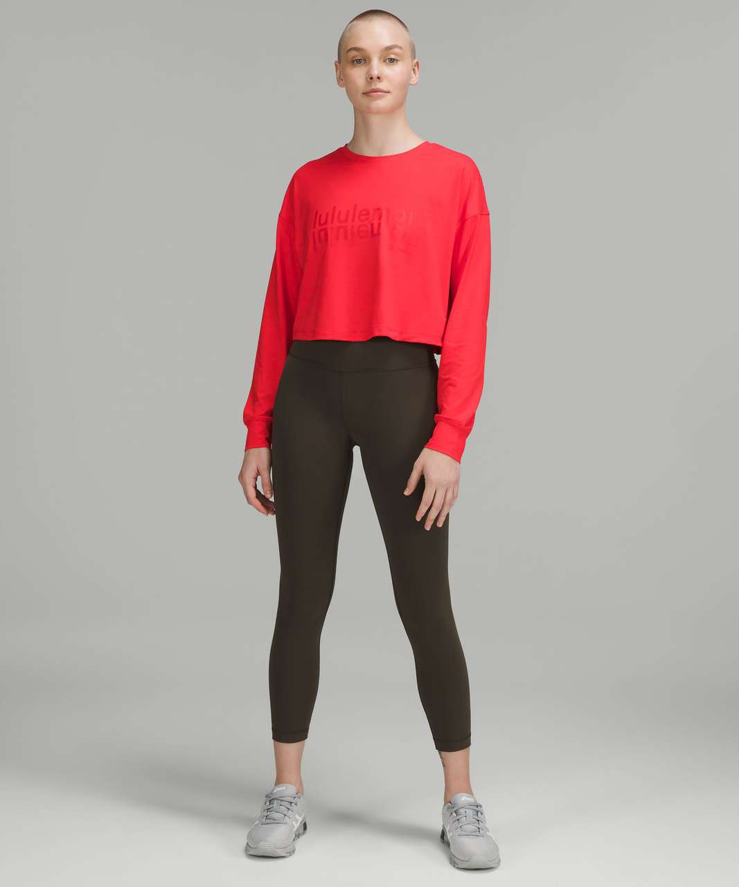 Lululemon Three Hit Henley - Love Red - lulu fanatics