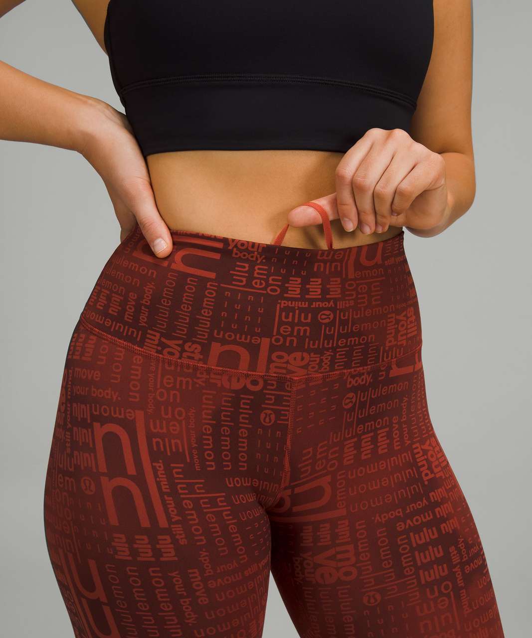 NWT Lululemon Wunder Train HR Tight 25” Sz 4 Lulu Ombre Red LLBR - Athletic  apparel