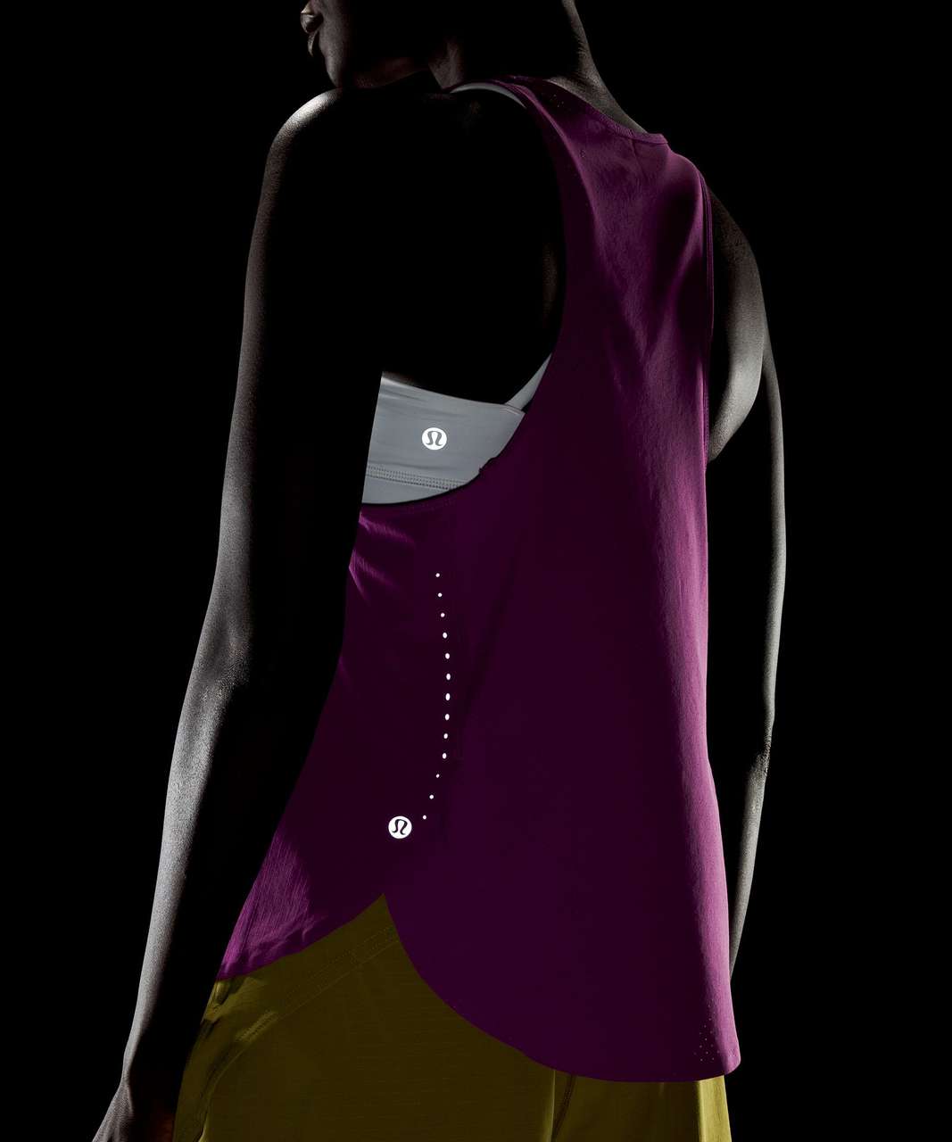 Lululemon Lightweight Stretch Running Tank Top - Vivid Plum