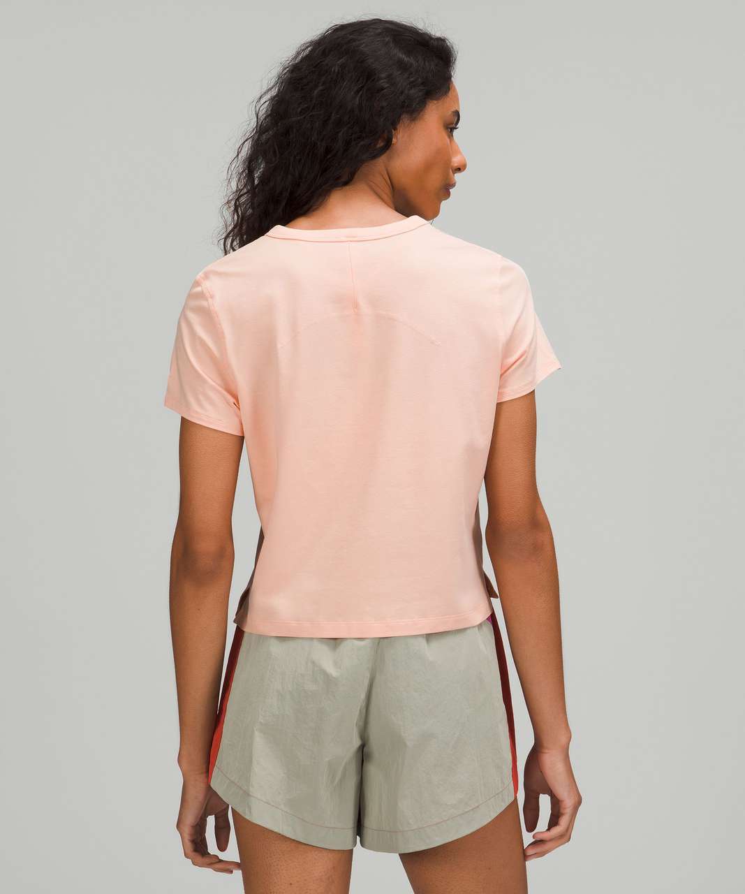 Lululemon Classic-Fit Cotton-Blend T-Shirt - Peach Satin