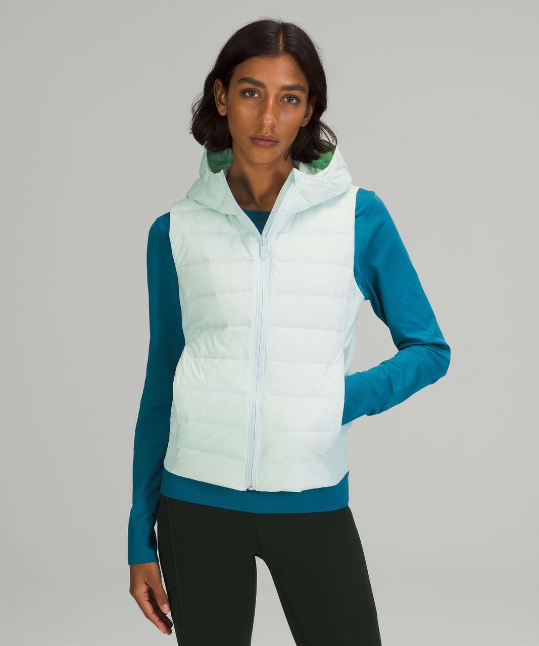 Lululemon Down and Around Vest - Delicate Mint - lulu fanatics