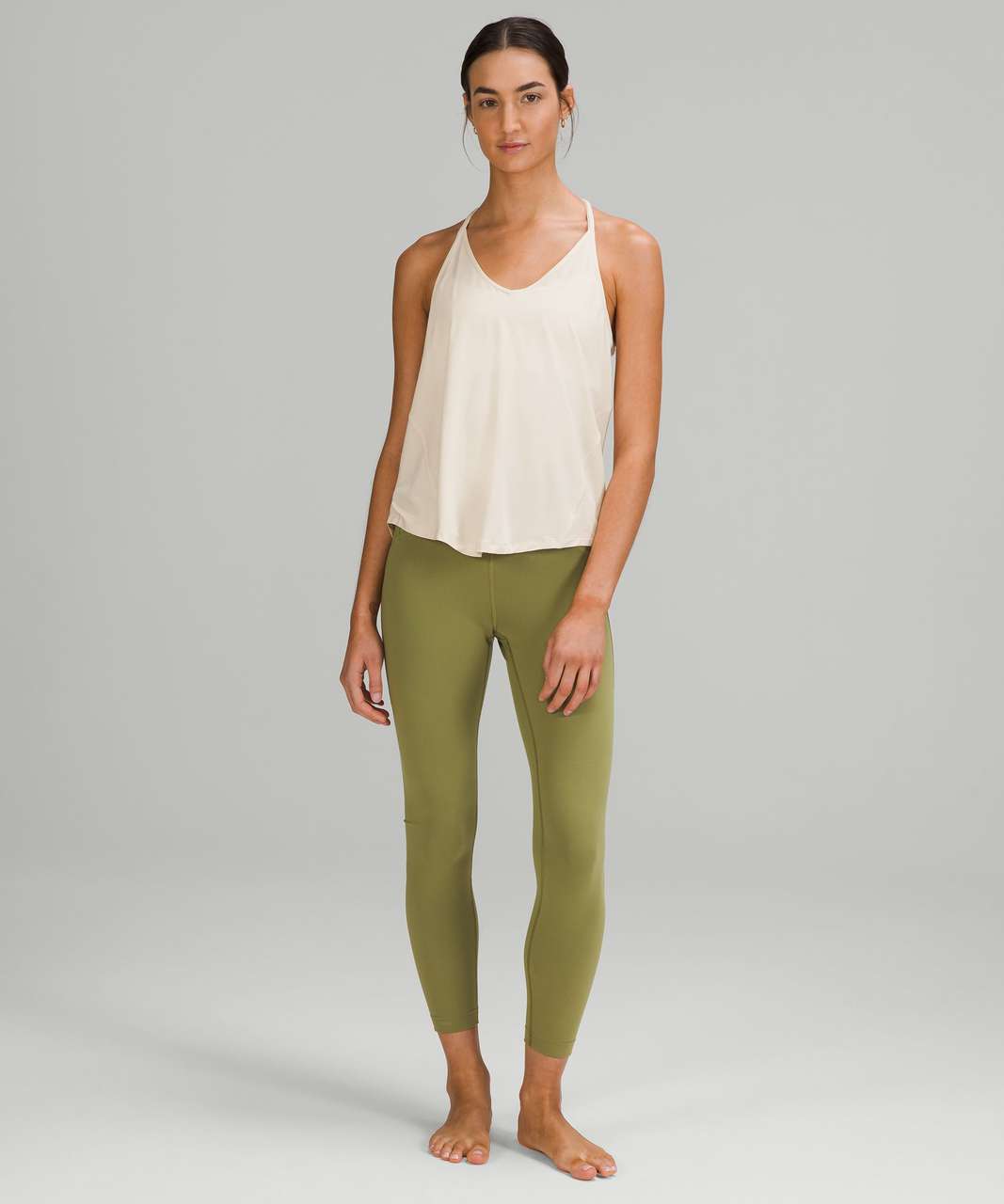 Lululemon Modal-Silk Yoga Tank Top - White Opal