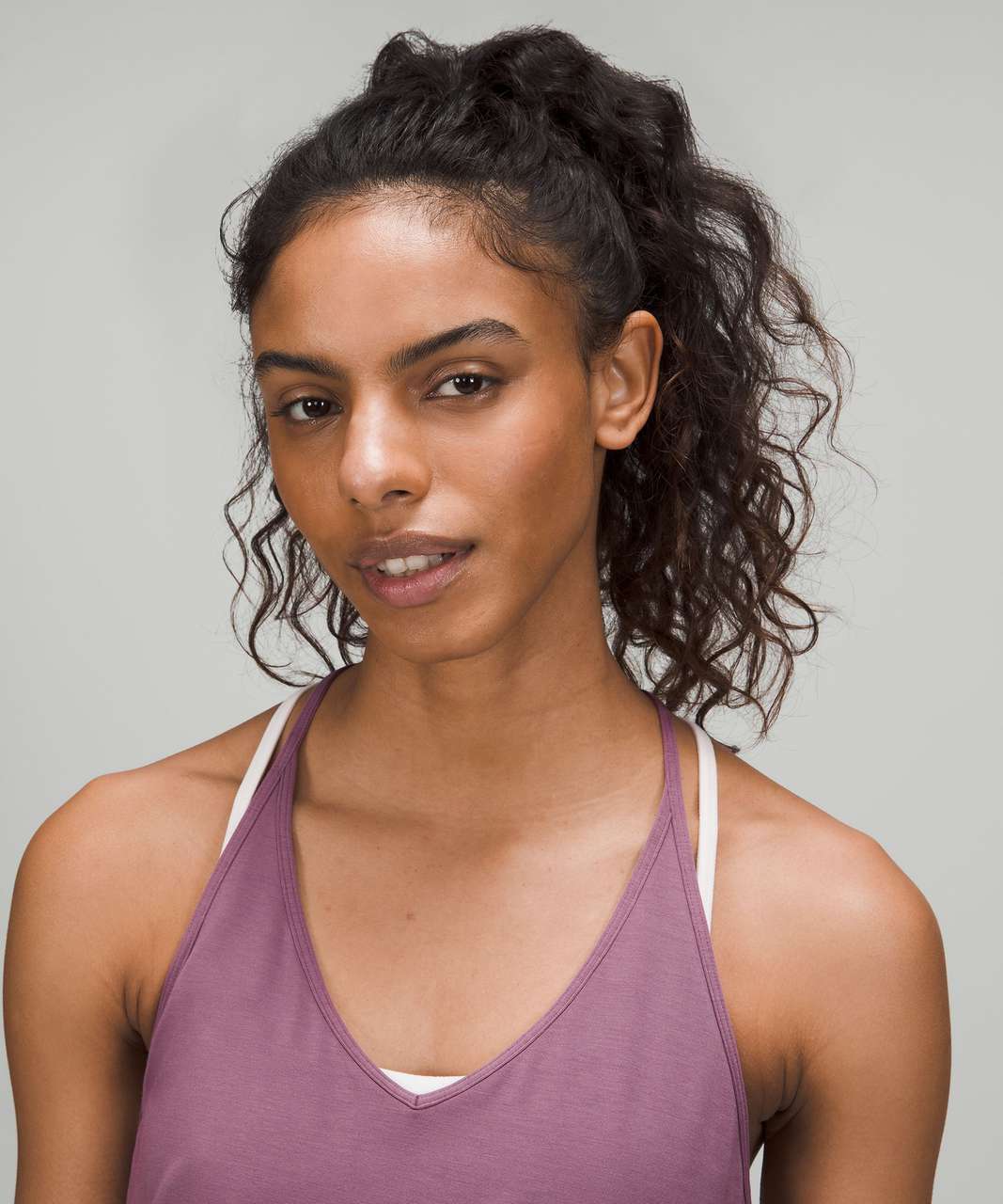 Lululemon Modal-Silk Yoga Tank Top - Purple Ash - lulu fanatics