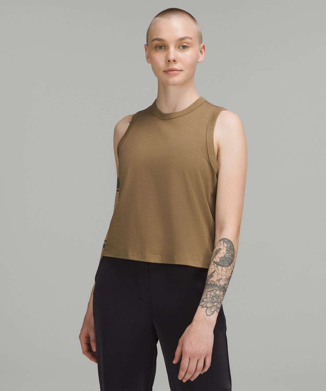 Lululemon Align™ Cropped Tank Top - Size 2 - Roasted Brown RTDB - NWT